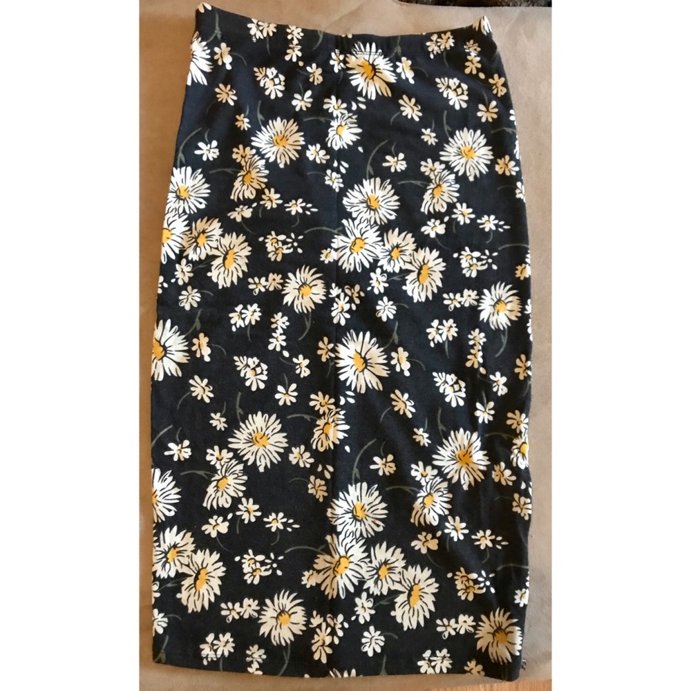 Sunflower pencil skirt